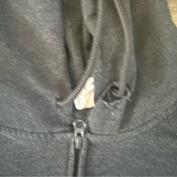 Dark grey gap zip up hoodie sweatshirt jacket size extra small - Picture 3 of 6